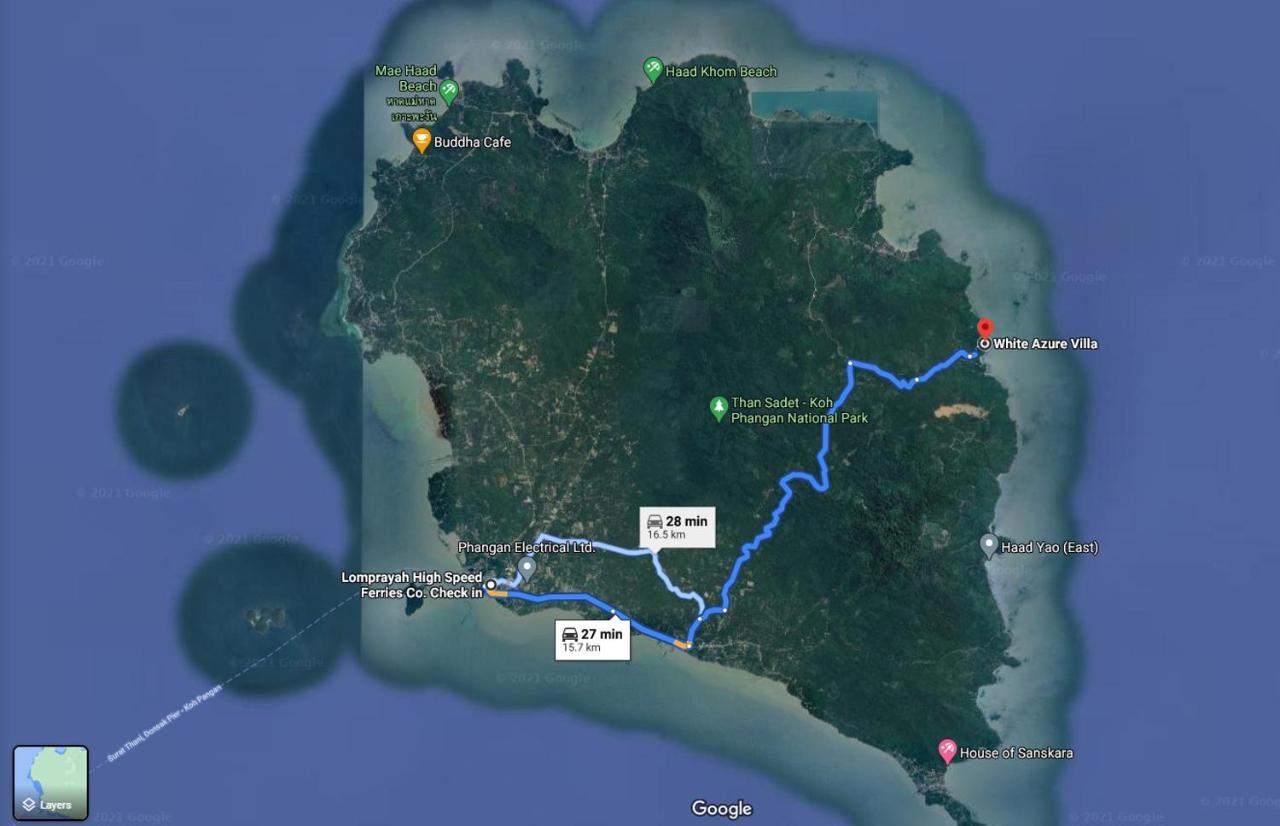 White Azure Villa Koh Phangan Than Sadet Beach Luaran gambar